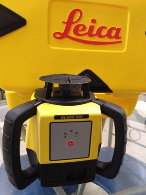 [測量儀器量販店]LEICA Rugby 610雷射水平儀/旋轉雷射水平儀 搭配160數字型接收器 純水平╱IP67