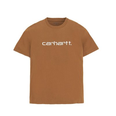 【W_plus】Carhartt 19AW - S/S Carhartt Embroidery T-shirt