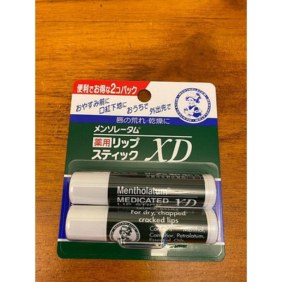 🇯🇵日本 樂敦 ROHTO 護唇膏 XD 2入裝 境內版 小護士 曼秀雷敦