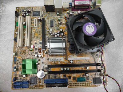 華碩P5GC-TVM SE/S主機板 + Genuine Intel(R) CPU 2140 1.60G含原廠風扇