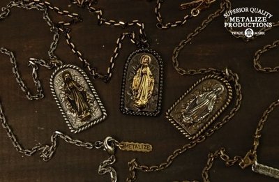 (I LOVE樂多)METALIZE Blessed Virgin Mary Arched Necklace 聖母拱型牌