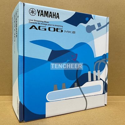 Yamaha AG06MK2 Mixer 6軌 USB 混音器 山葉 錄音介面 podcast 直播 AG06 MK2