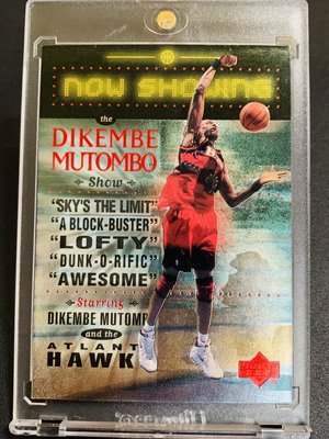 1999-00 Upper Deck  Now Showing Dikembe Mutombo 實卡超美