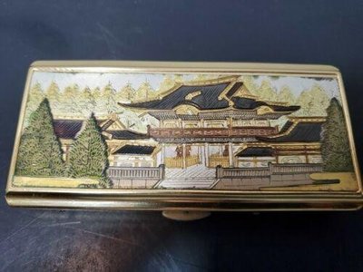 日本古董煙盒，復古音樂香菸盒