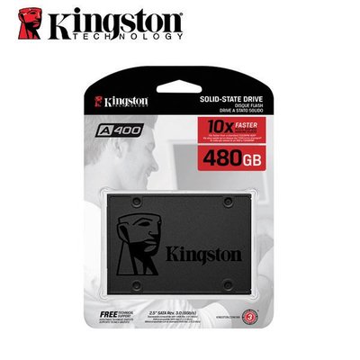 金士頓 A400 480GB SSD 2.5吋 SATA 6Gb/s 固態硬碟 公司貨 (KT-SA400-480G)