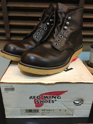 美國品牌RED WING SHOES  RW8160 絕版經典工作靴