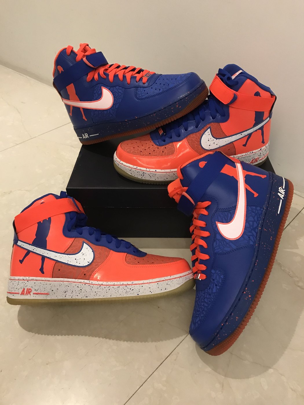 全新台灣公司貨Nike Air Jordan Force 1 Sheed Rasheed Wallace HI 橘