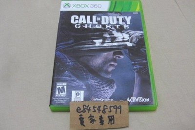 XBOX360 X360 決勝時刻：魅影 Call of Duty: Ghosts COD10 英文版 二手良品