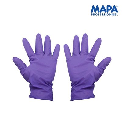 MAPA 手套 拋棄式手套 100入 盒裝 防化學手套 防護手套 乳膠手套 實驗室手套 994 手部護具 醫碩科技 含稅