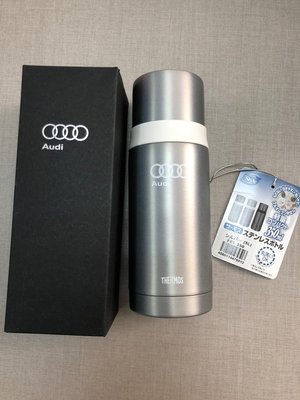 Audi 汽車精品 霧銀色 奧迪 輕量保溫杯 膳魔師製造 (市面無售)