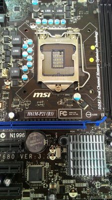 【玉昇電腦】微星MSI H61M-P21(B3) 1155/DDR3 主機板