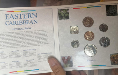 東加勒比千禧年MS金幣套裝 里邊一枚2000分金幣 罕見品種錢幣 收藏幣 紀念幣-11827【國際藏館】