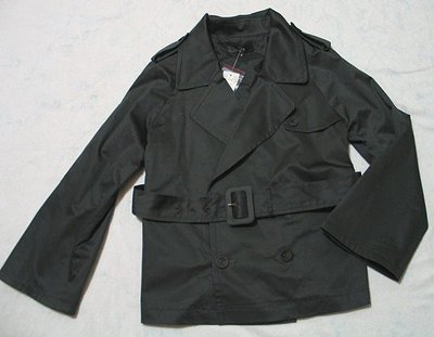 U'RE有吊牌2號深鐵灰色+包扣.活動環扣腰帶,長袖風衣式外套1900起標