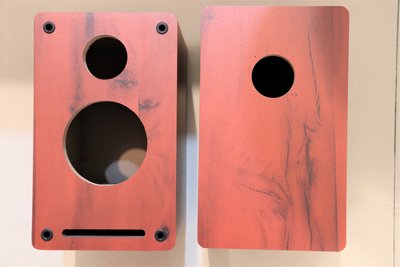 DIY音響木質箱體 二分音 迷宮音箱 發燒3吋木質喇叭音箱 空箱 重低音 全音域 二分音書架箱體 /單1個(需下單2個)