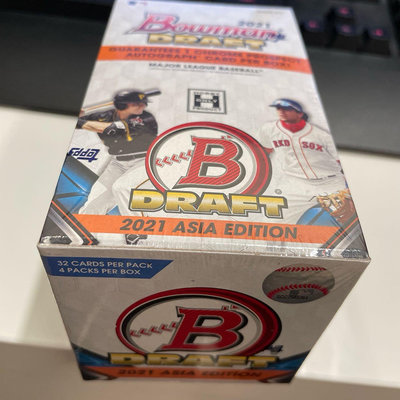 全新現貨] 2021 Topps Bowman Draft Asia Edition Box 全新未拆卡盒