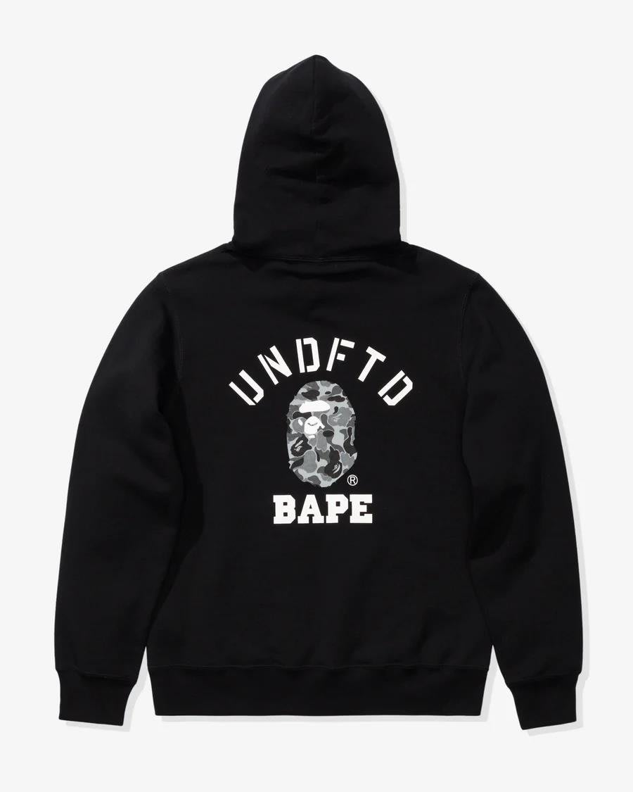 BAPE X UNDEFEATED PULLOVER HOODIE 聯乘猿人長袖連帽T恤帽T 大學T