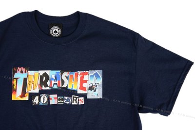 【 K.F.M 】THRASHER 40YEARS T-Shirt 40周年特別樣式 美國圓筒Tee 短T 短袖