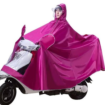 加大雨衣電動車雨披電瓶車摩托車加厚單雙人衣自行車雨衣男女