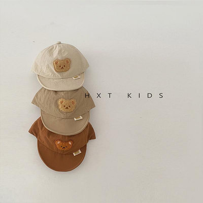 5-24 個月男嬰女童帽子四季皆宜新生嬰兒帽嬰兒男女通用熊尖頂帽