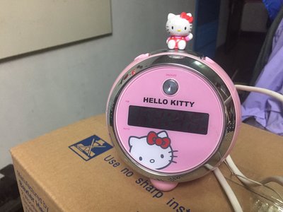 凱蒂貓Kt2054投影時鐘收音機【強強二手商品】