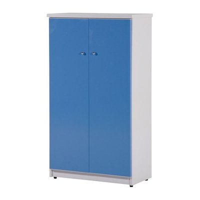 現貨熱銷-【PA985-01】六層塑鋼鞋櫃(SH-209)(藍門、白色)