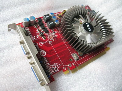 微星 R4670-MD1G 顯示卡【ATI HD 4670繪圖引擎】1GB、DDR3、128Bit、拆機良品