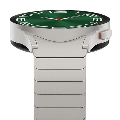 適用三星Galaxy watch6 classic 43 47mm 弧口快拆錶帶 蝴蝶扣金屬錶帶 watch 4/5/6