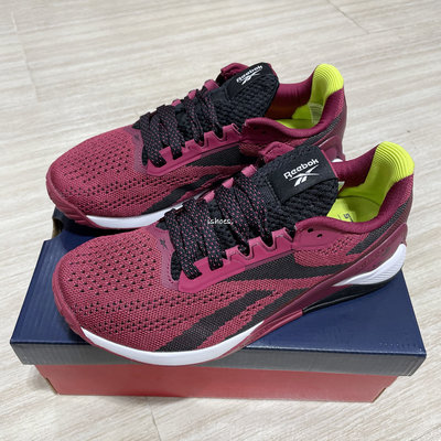 現貨 iShoes正品 Reebok Nano X1 女鞋 紫紅 多功能 健身 重訓 穩定 運動鞋 訓練鞋 H02833