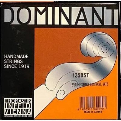 Thomastik Dominant 135BST 小提琴套弦 多明尼特強張力版【鴻韻樂器】4/4 奧地利 手工弦