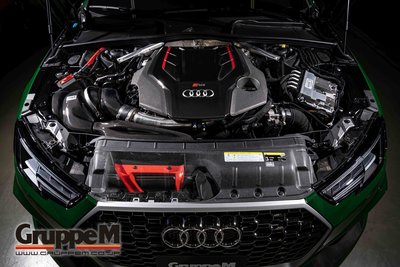 ✽顯閣商行✽日本Gruppe M 碳纖維進氣系統 Audi RS4 B9 進氣 升級 改裝 動力
