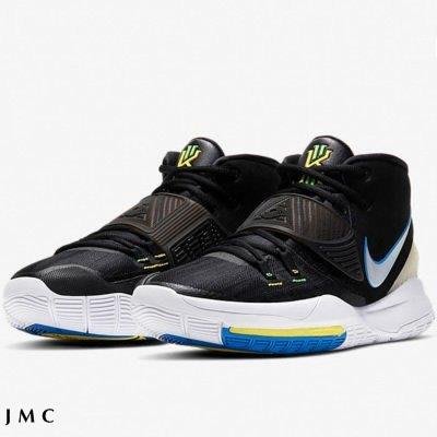 NIKE KYRIE 6 EP IRVING 黑 白 藍 XDR 運動籃球鞋 男鞋 BQ4631-004