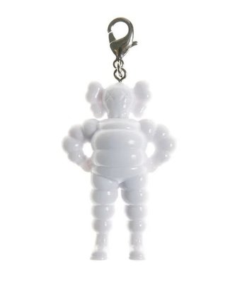 全新 OriginalFake KAWS Key Chain White 白色 米其林 吊飾 鑰匙圈