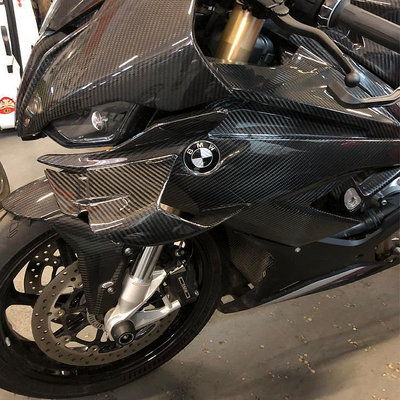 精品碳纖寶馬摩托車改裝貼車標標志3D金屬標個性車貼花裝飾貼紙油箱貼