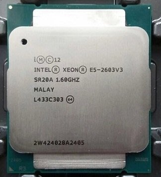 【含稅】Intel Xeon E5-2603 v3 1.6G SR20A 2011-3 六核六線 85W正式散片一年保