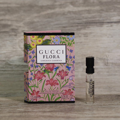 Gucci 幻夢梔子花 Flora Gorgeous Gardenia 女性淡香精 1.5ml 可噴式 試管香水