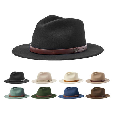 BRIXTON 紳士帽 MESSER FEDORA 多色 素面紳士帽 大邊紳士帽 羊毛紳士帽⫷ScrewCap⫸