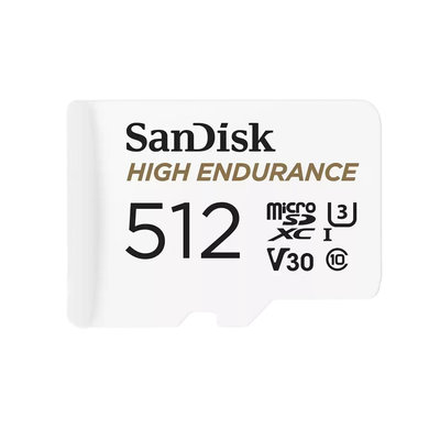 SanDisk HIGH ENDURANCE microSDXC 512GB 高耐寫記憶卡 V30 行車記錄器 監視器 公司貨 SDSQQNR