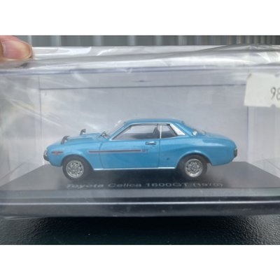 NO.64 無品牌 1/43 TOYOTA Cellia 1600GT (1970) 藍色