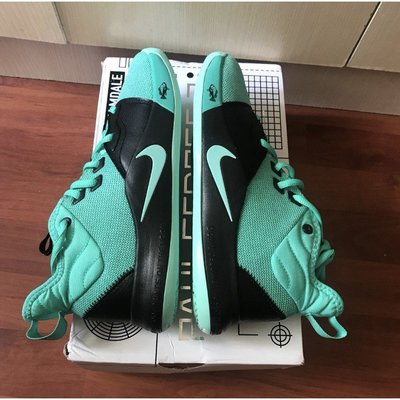 【正品】耐克Nike PG 3 Menta Green（GS）黑綠 運動 籃球 現貨 男女同款 AQ2462慢跑鞋