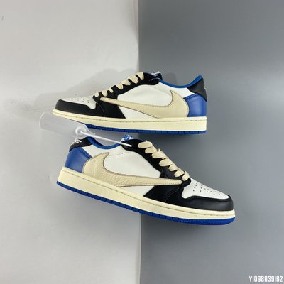 Travis Scott x Air Jordan 1 Low 低筒 閃電 籃球鞋 DM7866-140 36-46