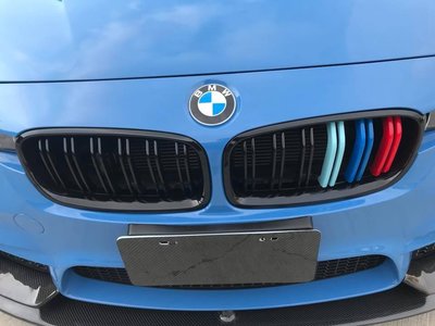 【耀天國際】BMW F30 F31 318 320 328 335 M3款 三色 亮黑 水箱罩