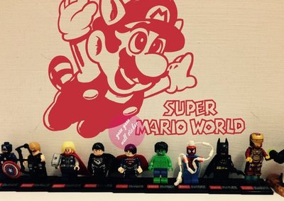 【源遠】飛吧~超級瑪莉歐 (Super Mario)【G-02】 壁貼 任天堂 路易 庫巴 公主 懷舊