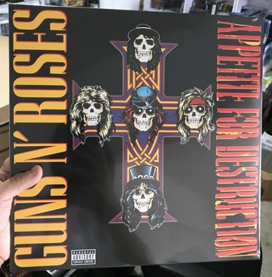 現貨 黑膠唱片 槍花 Guns N Roses Appetite For Destruction lp-追憶唱片