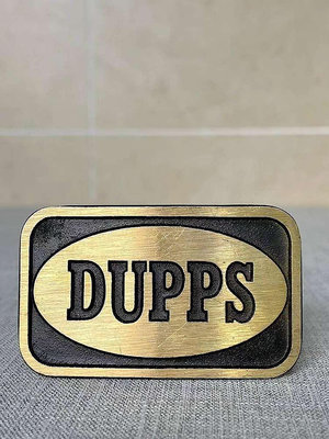 #銅雜件 美國中古Dupps銅皮帶扣古玩古董老物件銅器雜項民