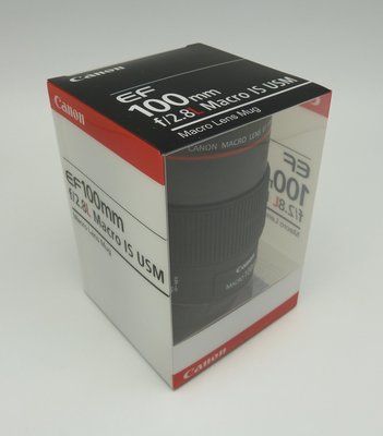 Canon EF 100mm F2.8L IS USM MARCO微距鏡皇造型高密度精瓷馬克杯，日本原廠玩家專享罕見款！