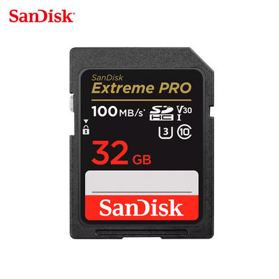 SANDISK Extreme PRO UHS-I U3 32G 專業高速記憶卡 公司貨(SD-SDXXO-32G)