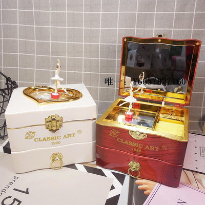 音樂盒復古首飾音樂盒古典八音盒創意生日禮物送男女生女友閨蜜朋友禮品八音盒