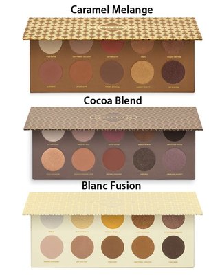 (現貨在台)Zoeva Blanc Fusion/Caramel Melange/Cocoa Blend 10色眼影盤
