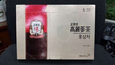 正官庄 高麗蔘茶100包/盒 (另售50包/盒)最新版本！現貨(期限2025.10)附正官庄提袋 順口回甘