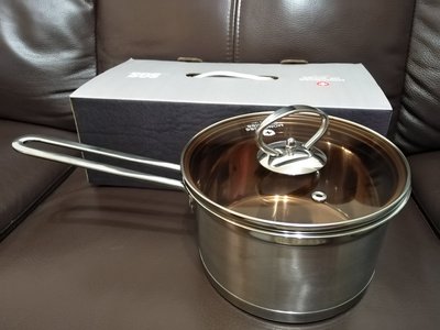 瑞士 MONCROSS 304不鏽鋼琥珀單柄鍋16cm(附蓋) 鍋子